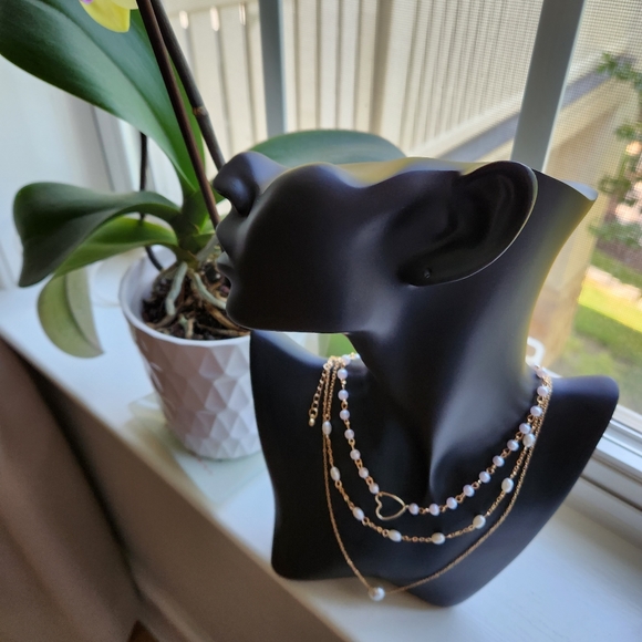 New Boutique Elegant Faux Pearl Multi-layered Necklace - Picture 3 of 5